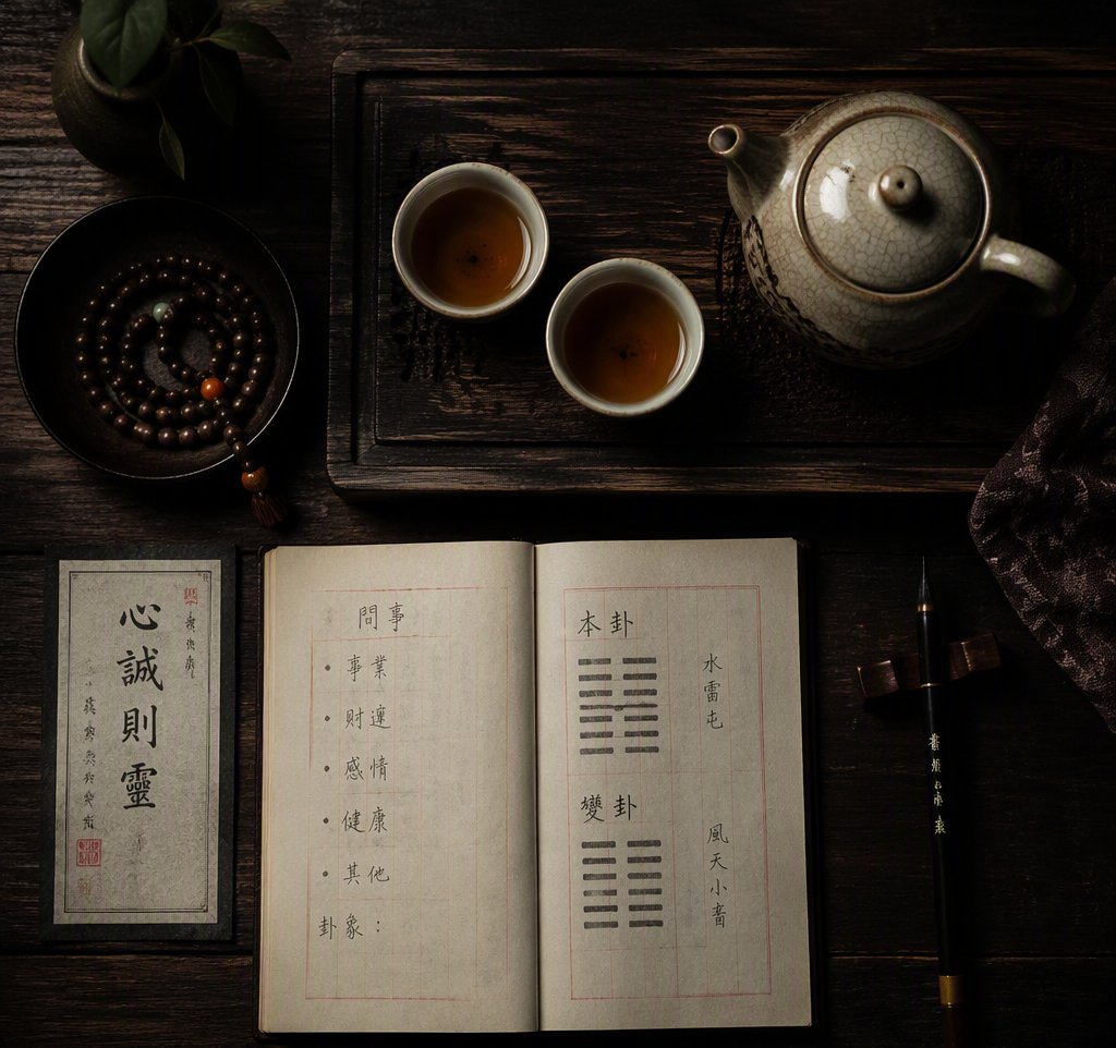 Tea table conversation setting